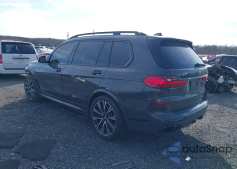2022 BMW X7 M50I z USA, uszkodzony, nr VIN 5UXCX6C01N9L99140